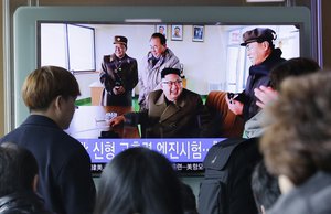 North Korean leader Kim Jong Un at the country's Sohae launch site