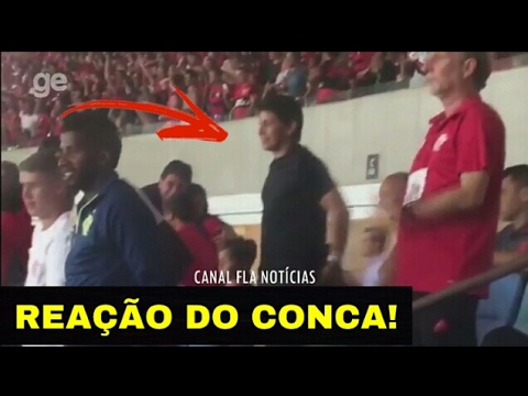 VEJA A REAÇÃO DO CONCA APÓS O GOL DO FLAMENGO!!! FLA 4 X 0 SAN LORENZO