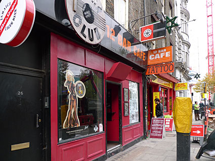 12 Bar Club, Denmark Street, London WC2H 8NL - we salute this fine live music venue