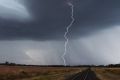 Violent thunderstorms near Dunedoo on Monday.