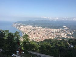 View of Ordu from Boztepe hill