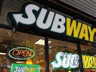 MIAMI, FL - OCTOBER 21: A Subway restaurant is seen as the company announced a settlement over a class-action lawsuit that alleged that Subway engaged in deceptive marketing for its 6-inch and 12-inch sandwiches and served customers less food than they were paying for on October 21, 2015 in Miami, Florida. While it denies the claims, Subway said that franchisees would be required to have a measurement tool in stores to make sure loaves are 12-inches. (Photo by Joe Raedle/Getty Images)