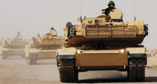 Iraqi Army Soldiers from the 9th Mechanized Division learning to operate and maintain M1A1 Abrams Main Battle Tanks at Besmaya Combat Training Center, Baghdad, Iraq, 2011. Military training. Iraq war. U.S. Army