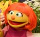 Julia, a new autistic muppet character debuting on the 47th Season of Sesame Street.