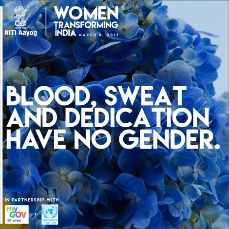 niti, IWD, women transforming India