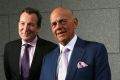 Premier Investments CEO Mark McInnes (left) and chairman Solomon Lew are counting on Smiggle to underpin group profit ...
