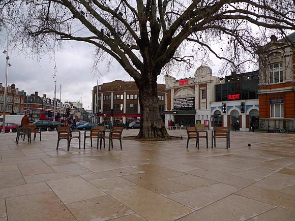 Windrush Square, Brixton Oval, Brixton, south London