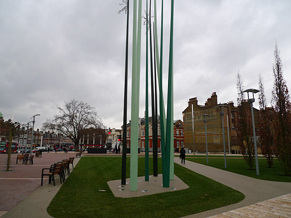 Windrush Square, Brixton Oval, Brixton, south London