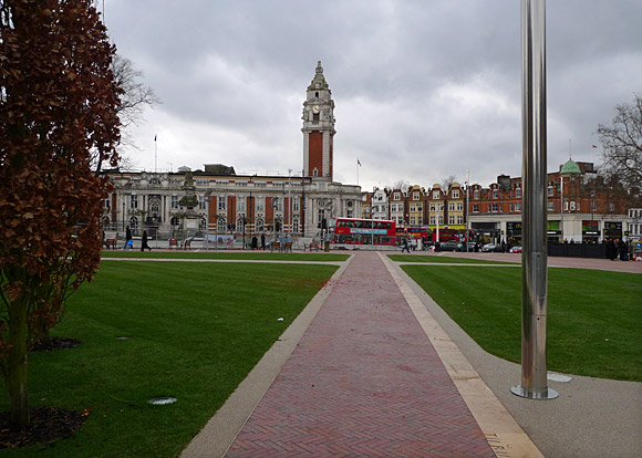 Windrush Square, Brixton Oval, Brixton, south London