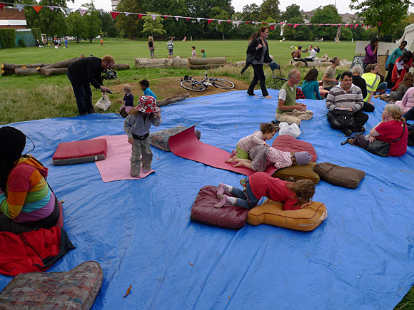 Urban Green Fair, Brockwell Park, Brixton, south London, an independent green fair for London, powered by solar and wind energy, 5th September 2010