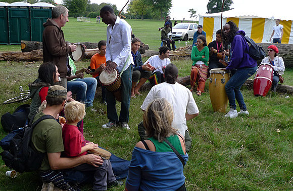 Urban Green Fair, Brockwell Park, Brixton, south London, an independent green fair for London, powered by solar and wind energy, 5th September 2010