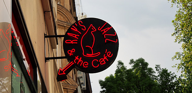 Ray's Jazz Cafe at Foyles bookshop, Charing Cross Road, central London