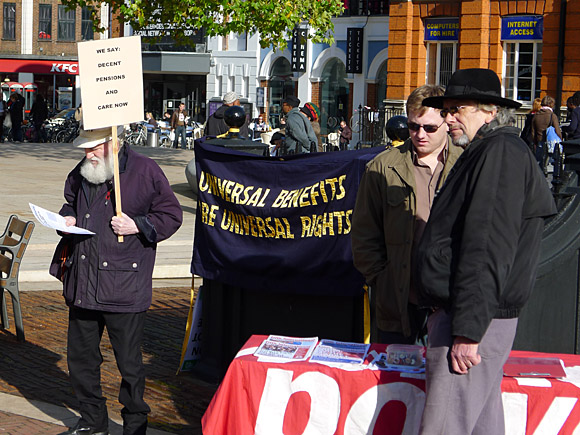 Brixton, Protest the Cuts rally and march, Windrush Square, Brixton, London, Saturday 30th October 2010