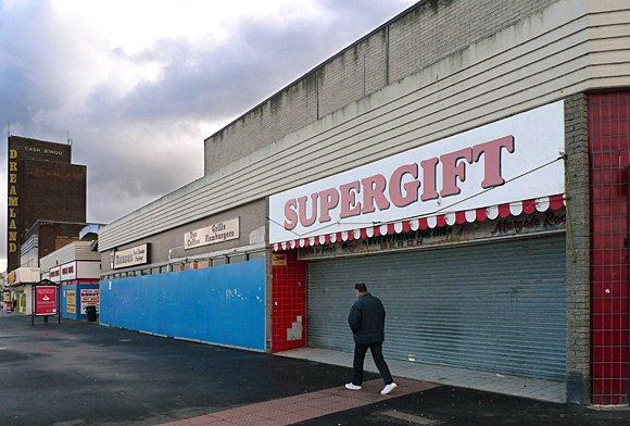 Dreamland, Margate, photos of the world's first amusement park of historic rides and surrounding cinema and shops, November, 2009