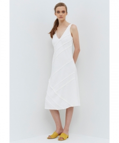 Loom Bias Midi Dress