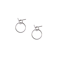 Two Way Tangle Earrings in Sterling Silver