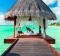 Anantara Dhigu Resort & Spa, Maldives: Massage with a sea view.
 