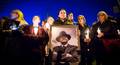 A vigil is held in west Belfast for former Deputy First Minister Martin McGuinness following his passing on March 21st 2017 (Photo - Kevin Scott / Belfast Telegraph )