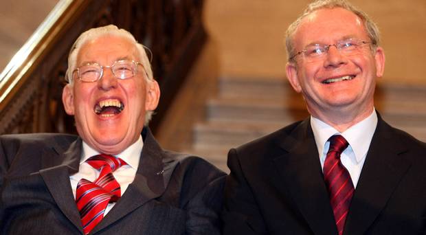 Chuckle Brothers: The late Rev Ian Paisley and Martin McGuinn