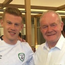 James McClean with Martin McGuinness