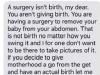 Shocking note from birth photographer