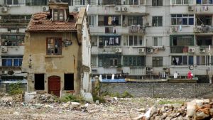 Nail houses represent those who, like stubborn nails, defy state-ordered evictions and demolitions by refusing to vacate ...