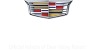 Cadillac Logo: Official Vehhicle of Deer Valley Resort