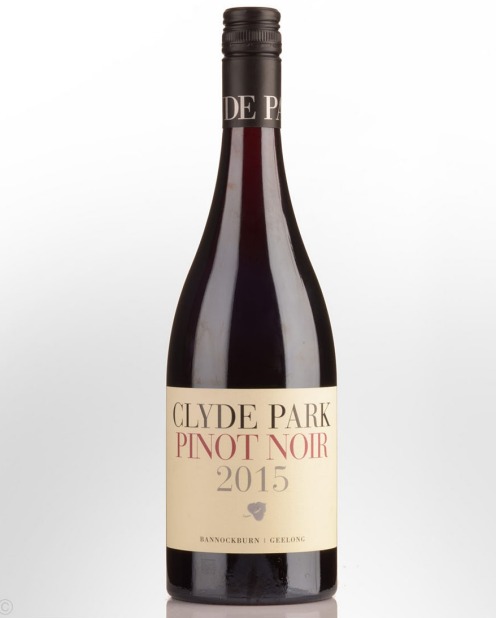 <b>2015 Clyde Park Geelong Pinot Noir</b><br>
Clyde Park was planted by local legend Gary Farr in 1979. This is a lean ...