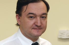 The lawyer was representing the family of Sergei Magnitsky, pictured.