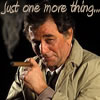 miss_s_b: Peter Falk as Columbo saying "just one more thing" (Fangirling: Columbo)