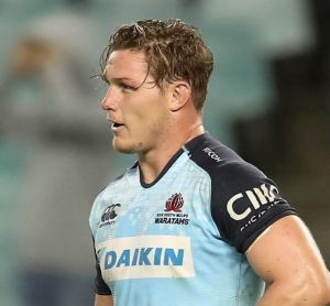 Where's the joy: Michael Hooper was one of the many dejected-looking Waratahs - and fans - after the loss to the Brumbies.