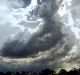 Wednesday's storm rolls over Newton in Sydney's inner west.