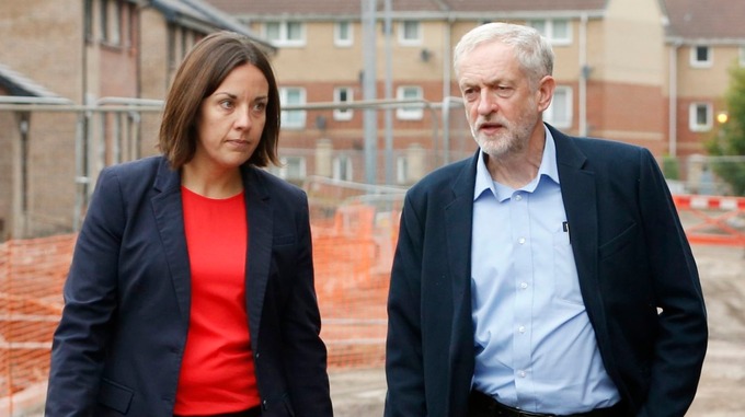 Image result for picture Jeremy Corbyn Kezia Dugdale