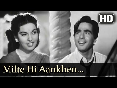 Milte Hi Aankhen (HD) - Babul Songs - Dilip Kumar - Nargis - Talat Mahmood - Filmigaane