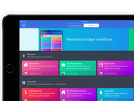 <p>Workflow's look and feel won it an Apple Design Award.</p>