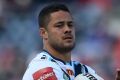 Winds me up: Titans' star signing Jarryd Hayne.