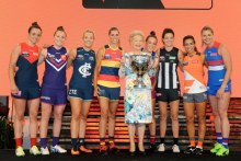 AFLW captains (AAP)