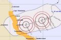 BoM map shows the cyclone likely to form off Queensland.