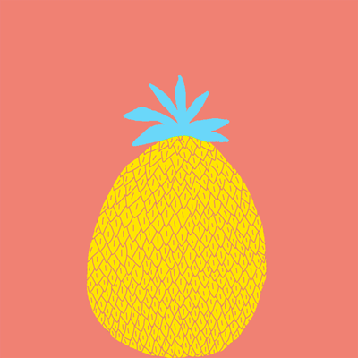 Happy Birthday Pineapple animated GIF