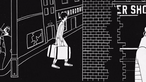 Animation Black And White animated GIF