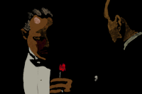 studiosoriginals rose the godfather illustrated gif don corleone