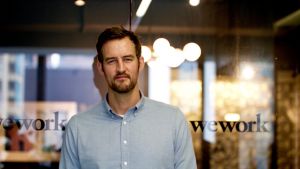 WeWork co-founder Miguel McKelvey was in Sydney for WeWork's official launch. 
