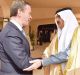 Defence Industry Minister Christopher Pyne meets with Crown Prince Mutain bin Abdullah bin Abdulaziz al Saud in Riyadh ...