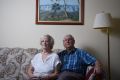 Edna and Bill Williams at their home in Hazelbrook.