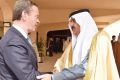 Defence Industry Minister Christopher Pyne meets with Crown Prince Mutain bin Abdullah bin Abdulaziz al Saud in Riyadh ...