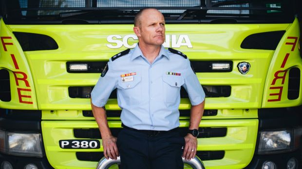 ACT Fire and Rescue station officer Rob Thompson, who shared his personal experience with post traumatic stress disorder.