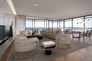 Inside the second Opera Residences penthouse.