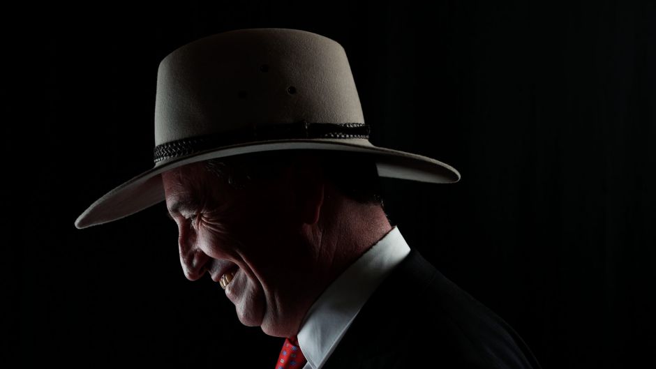 Deputy Prime Minister Barnaby Joyce poses for a portrait in his office at Parliament House in Canberra on Wednesday 22 ...