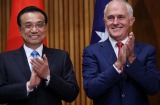 Chinese Premier Li Keqiang with Prime Minister Malcolm Turnbull. As always, there are smiles all round but access to ...