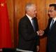 United front: Malcolm Turnbull welcomed the Premier of the State Council of the People's Republic of China, Li Keqiang, ...